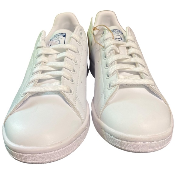 Adidas Stan Smith Shoes Mens Sneakers US Size 7 White Navy Blue FX5501 NEW - Picture 8 of 11